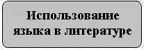 Использование языка в литературе